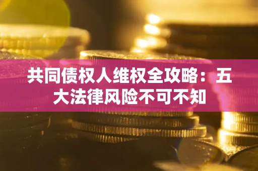 北京共同债权人维权全攻略：五大法律风险不可不知