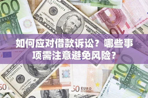 北京如何应对借款诉讼？哪些事项需注意避免风险？
