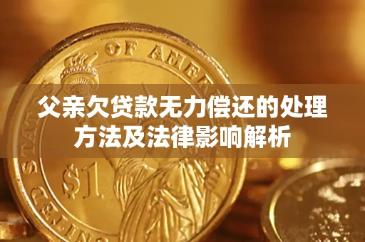 北京父亲欠贷款无力偿还的处理方法及法律影响解析